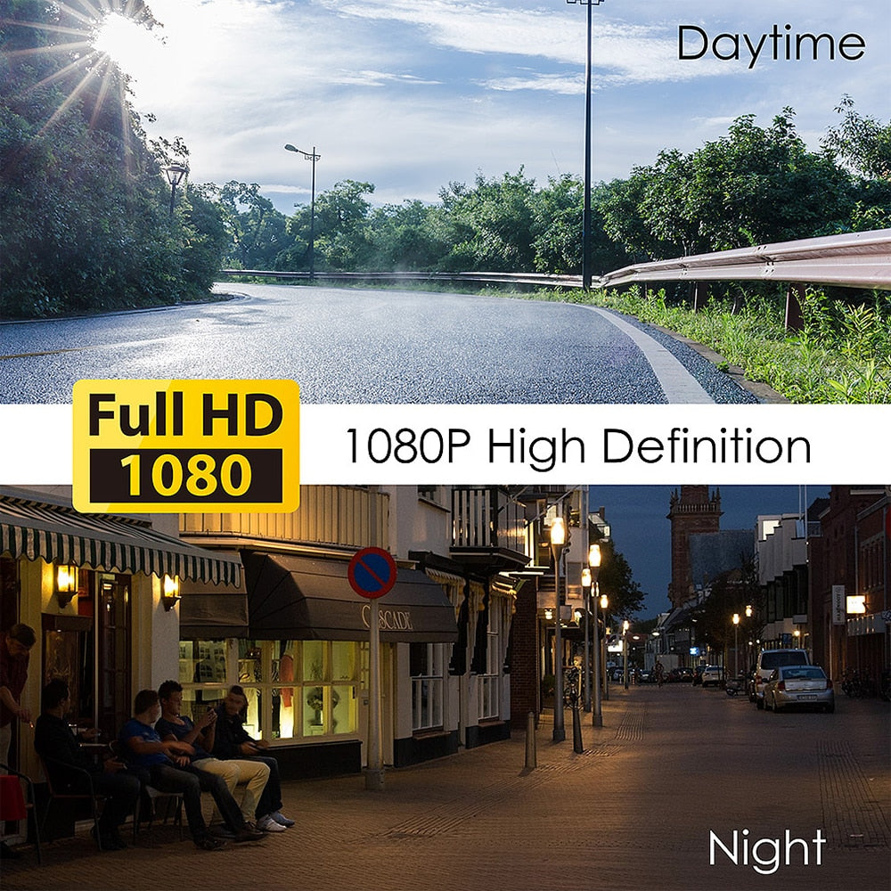 Three Way Car Dash Camera Recorder HD Night Vision