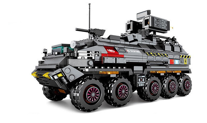 Military Tank Model Building Blocks