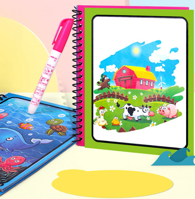 Magical Water Coloring Book
