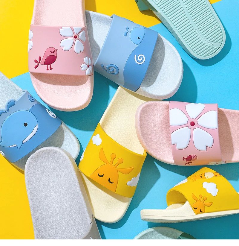 Kawaii Vibrant Cartoon Summer Slippers