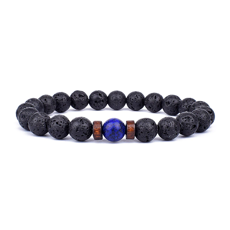 Volcanic Stone Beads Bracelet