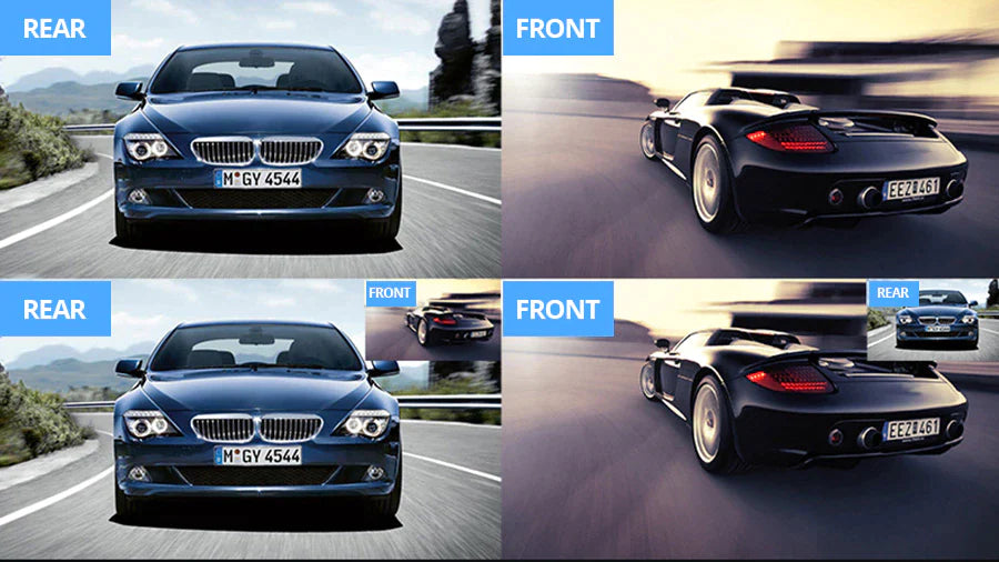 Full HD 1080P Car DashCam DVR Dual Lens