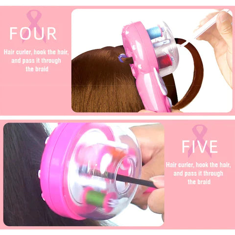 DIY Automatic Hair Styling Braider