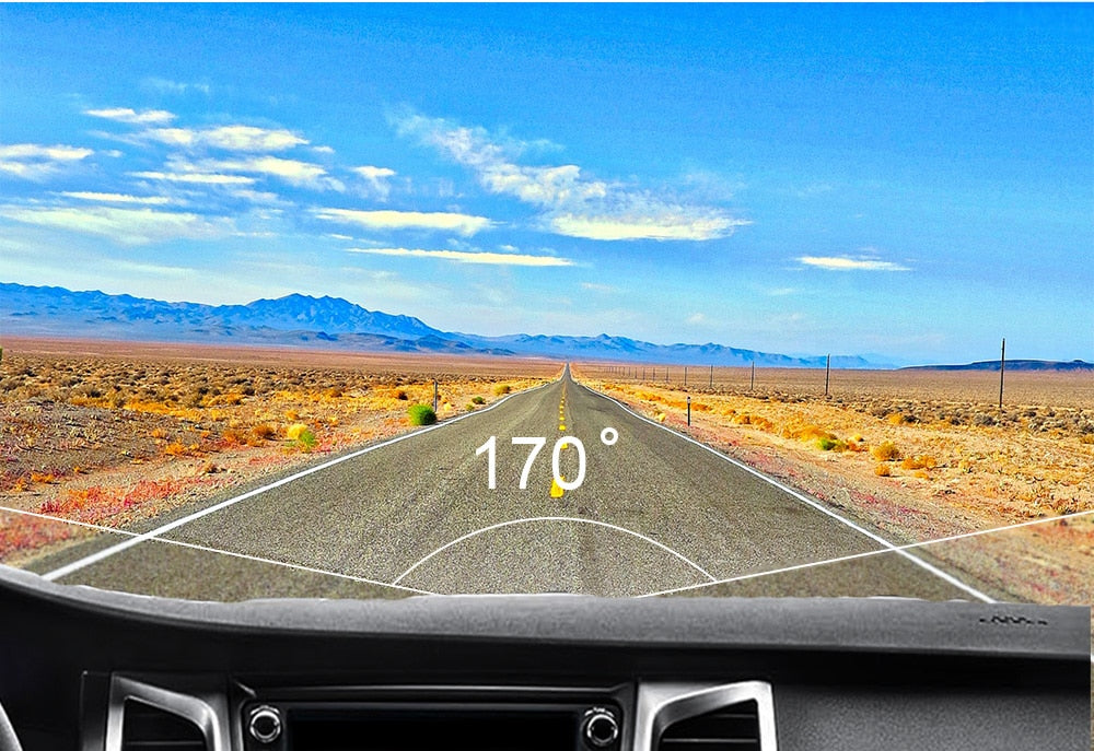 Full HD 1080P Car DashCam DVR Dual Lens