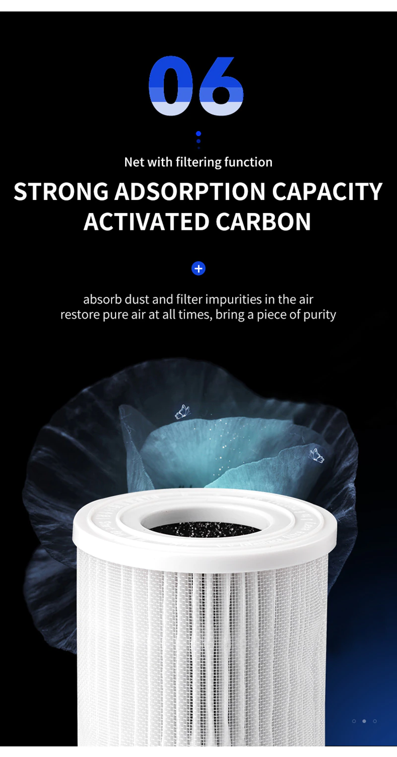 Portable Air Purifier Ozonizer HEPA Filters