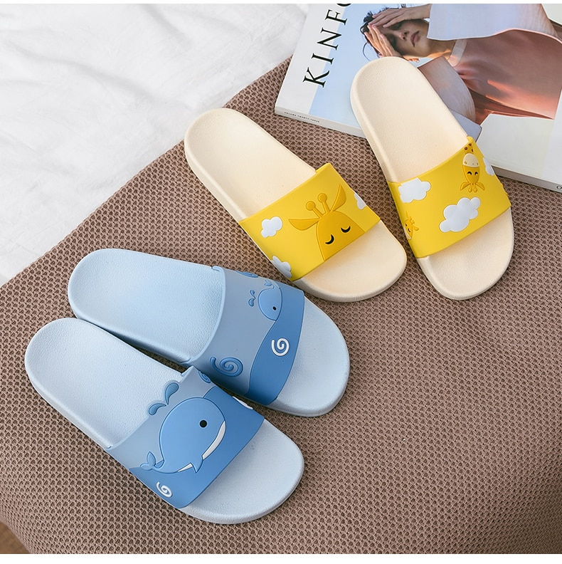 Kawaii Vibrant Cartoon Summer Slippers