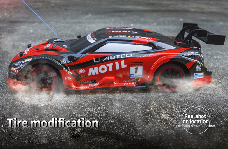 4WD Remote Control Drag Racing Drift Car High-Speed Car Hobby Toys