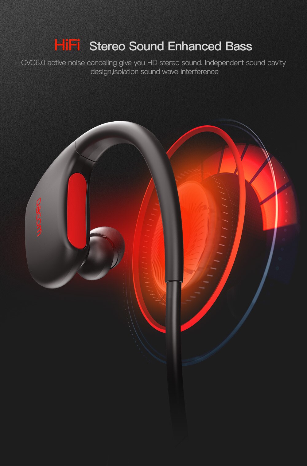 L05 Wireless Bluetooth Bass IPX7 Waterproof Earphone