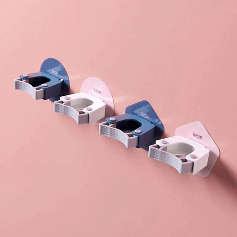 Wall Mounted Mop Organizer