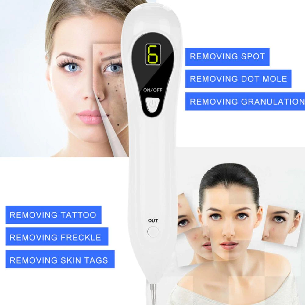 Skin Care Laser Pen Freckle Tattoo Skin Spots Mole Wart Pimple Verrugas Removal Pen