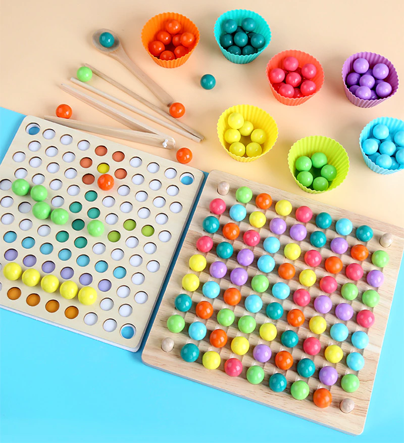 Kids Wooden Training Board for Early Child Development