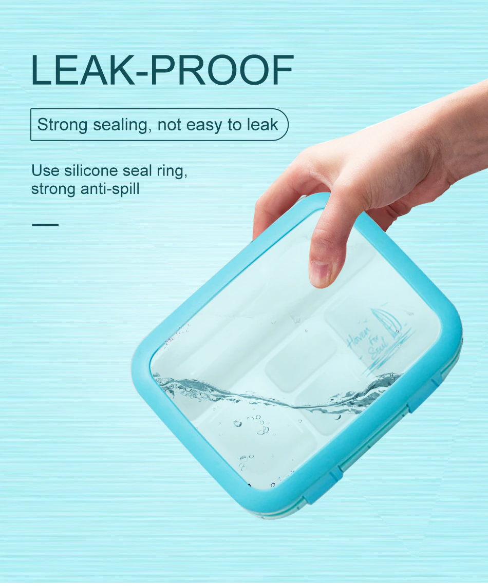 Microwavable Leakproof Food Container Lunch Bento Box