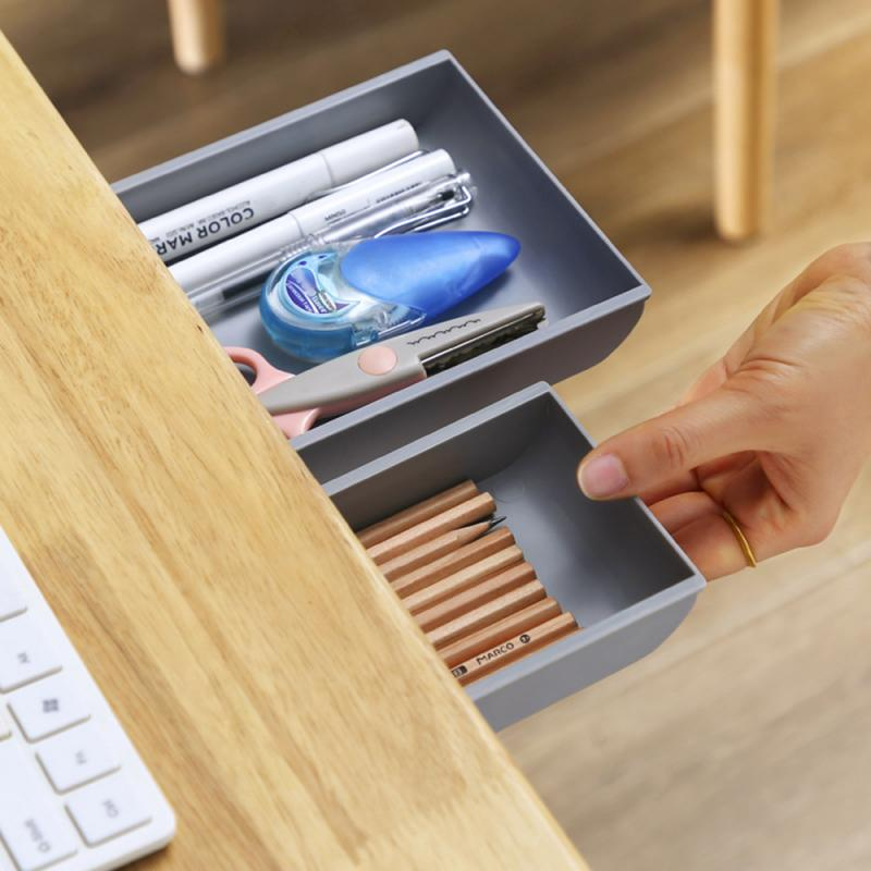 Self-Adhesive Under Desk Drawer