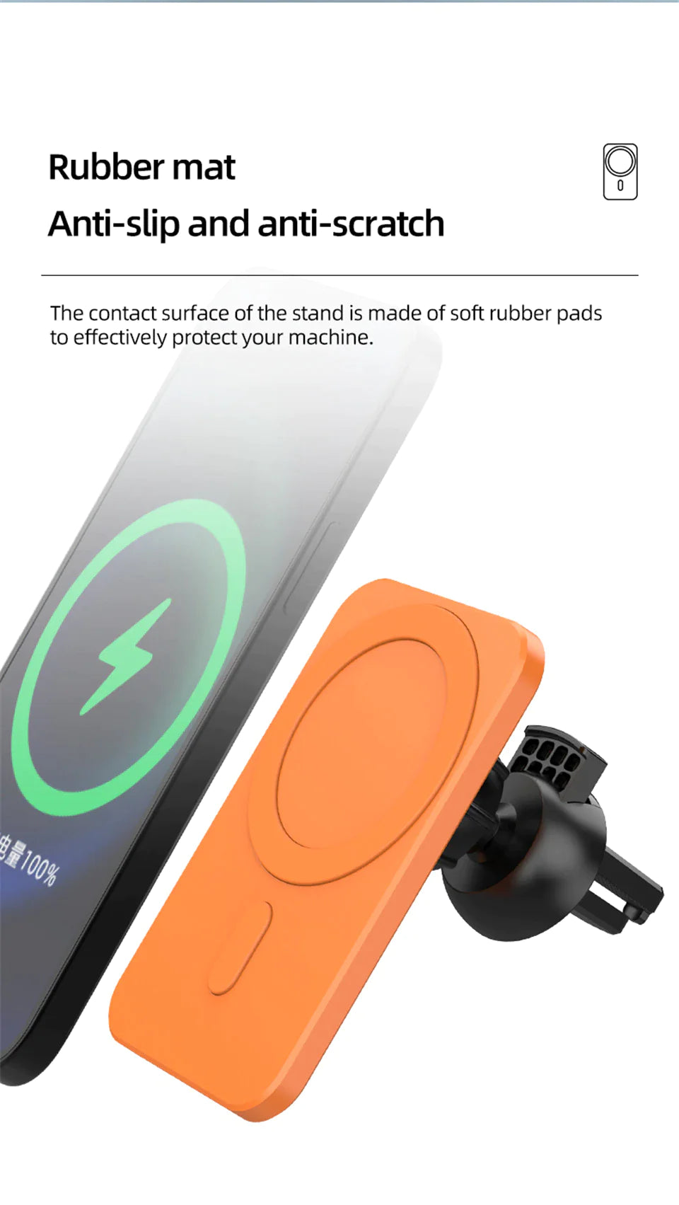 Newest Magnetic Wireless Car Charger Mount for iPhone 12 Pro Max mini Mag safe Fast Charging Wireless Charger Car Phone Holder