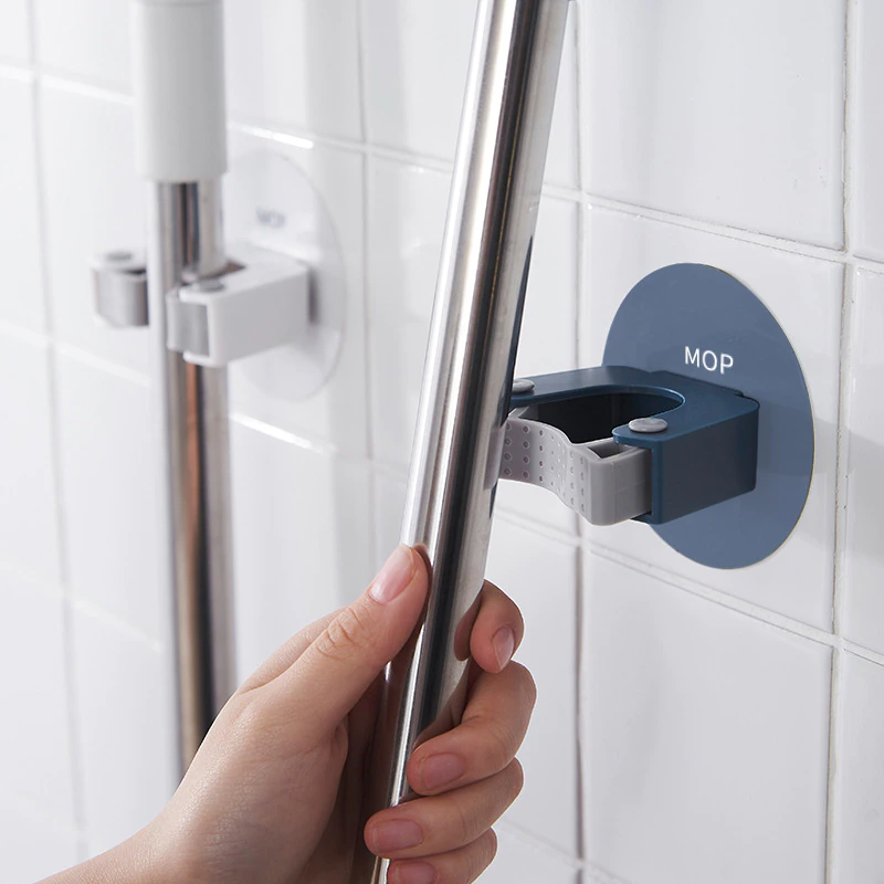 Wall Mounted Mop Organizer