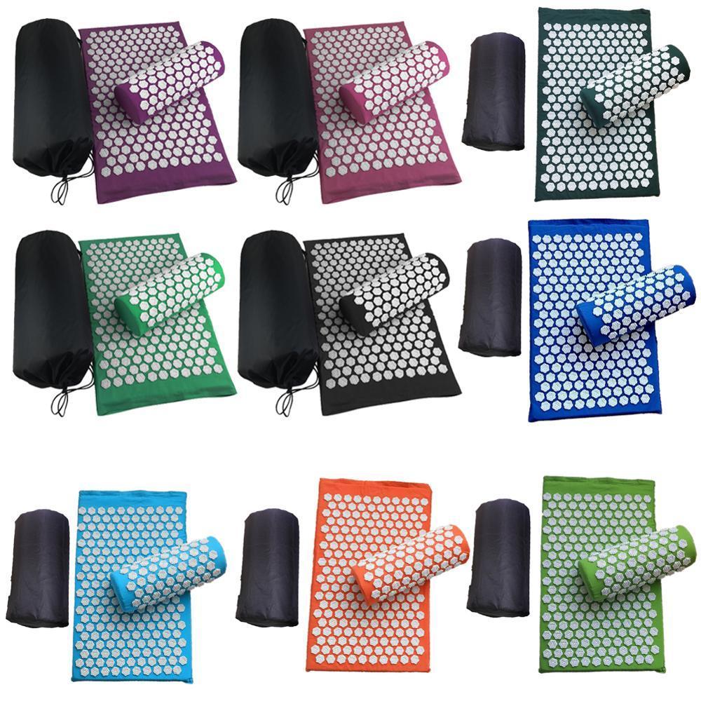 Acupressure Massage Yoga Mat Acupressure Relieve Stress Back Body Pain Spike Mat Acupuncture Massage Mat
