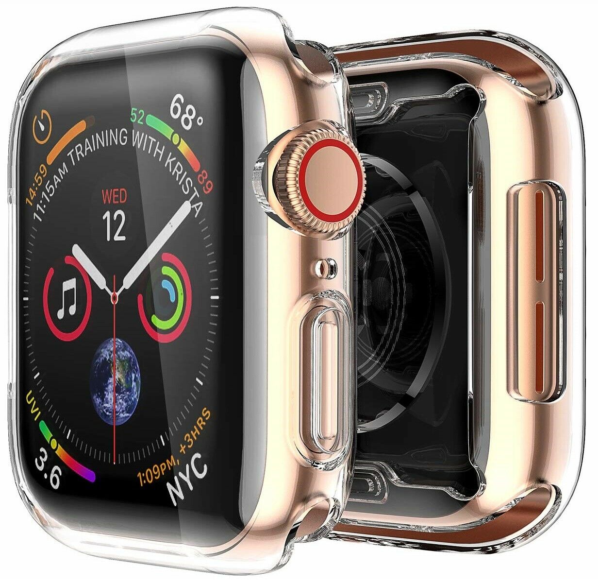For Apple Watch Full Screen Protector TPU iWatch Case 6 SE 5 4 3 2 1 38mm - 44mm