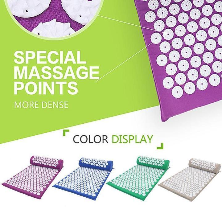 Acupressure Massage Yoga Mat Acupressure Relieve Stress Back Body Pain Spike Mat Acupuncture Massage Mat