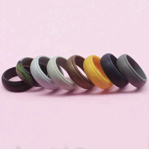 Flexible Men Silicone Rings