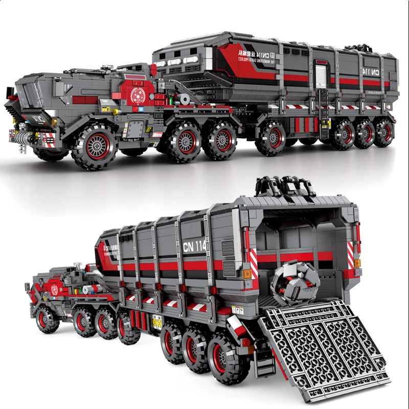 Military Troop Carrier Model Building Blocks