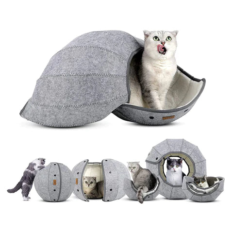 Multifunctional Cat Cave Cushion Play Mat