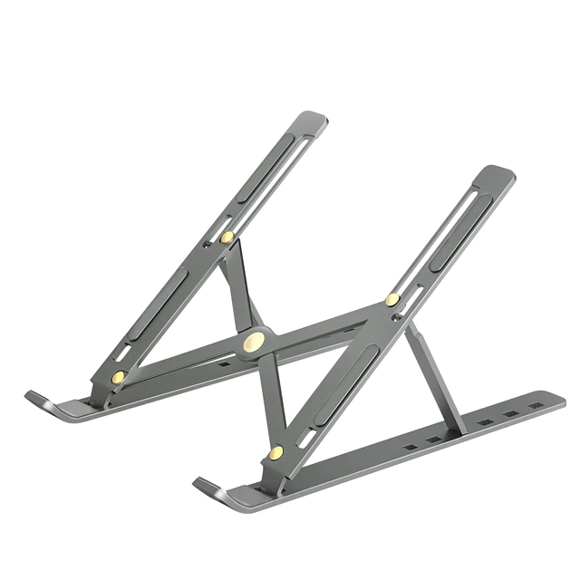 Foldable Aluminum Laptop Support Stand with Adjustable Bracket