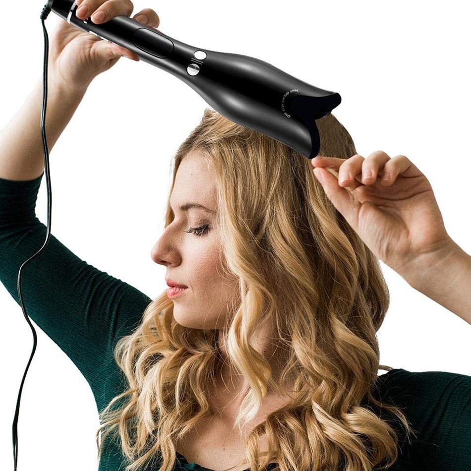 Automatic Rotating Hair Curling Iron Ceramic Rotating Hair Waver Magic Curling Wand Irons Hair Styling Tools