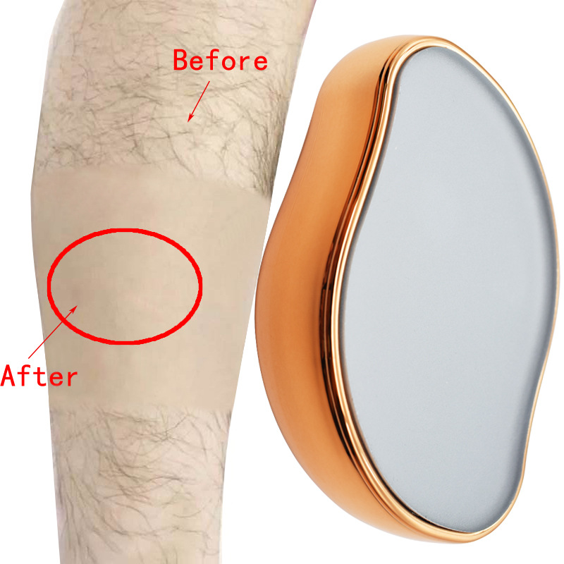 Mango Shaped Painless Crystal Hair Removal Tool