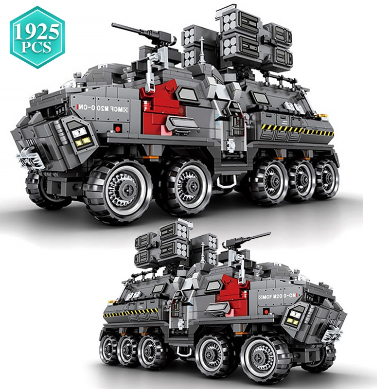 Military Personnel and Bucket Carrier Model Building Blocks