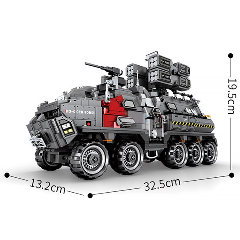 Military Personnel and Bucket Carrier Model Building Blocks