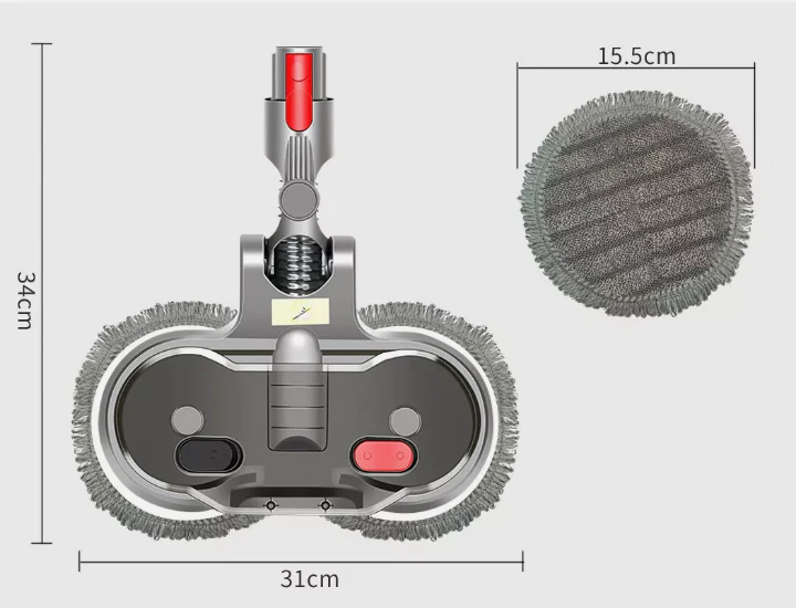 Electric Mop Head for Dyson Vacuum Cleaner