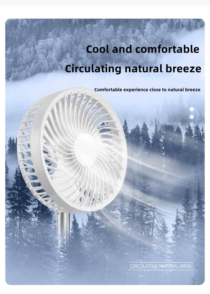 Portable Mini Telescopic Folding Rechargeable Fan