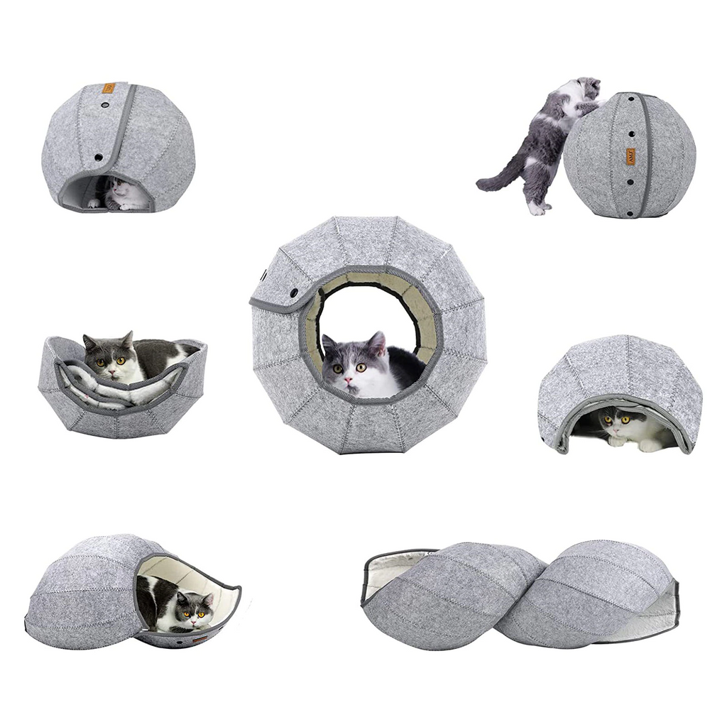 Multifunctional Cat Cave Cushion Play Mat