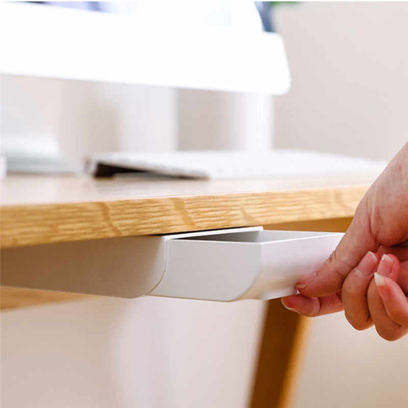 Under Desk Organizer Drawer For Storage