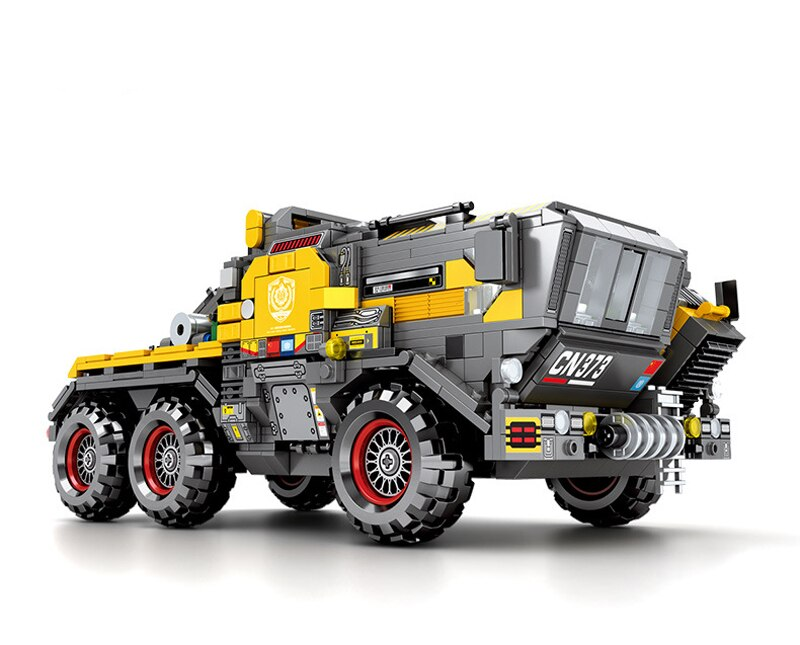 Military Cargo Truck Model Building Blocks