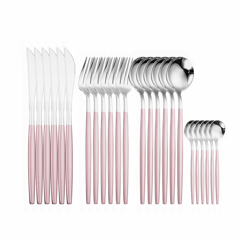 24 Pieces Trendy Dinnerware Set
