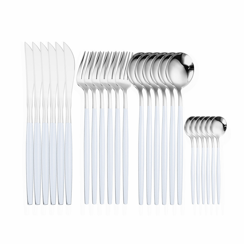 24 Pieces Trendy Dinnerware Set