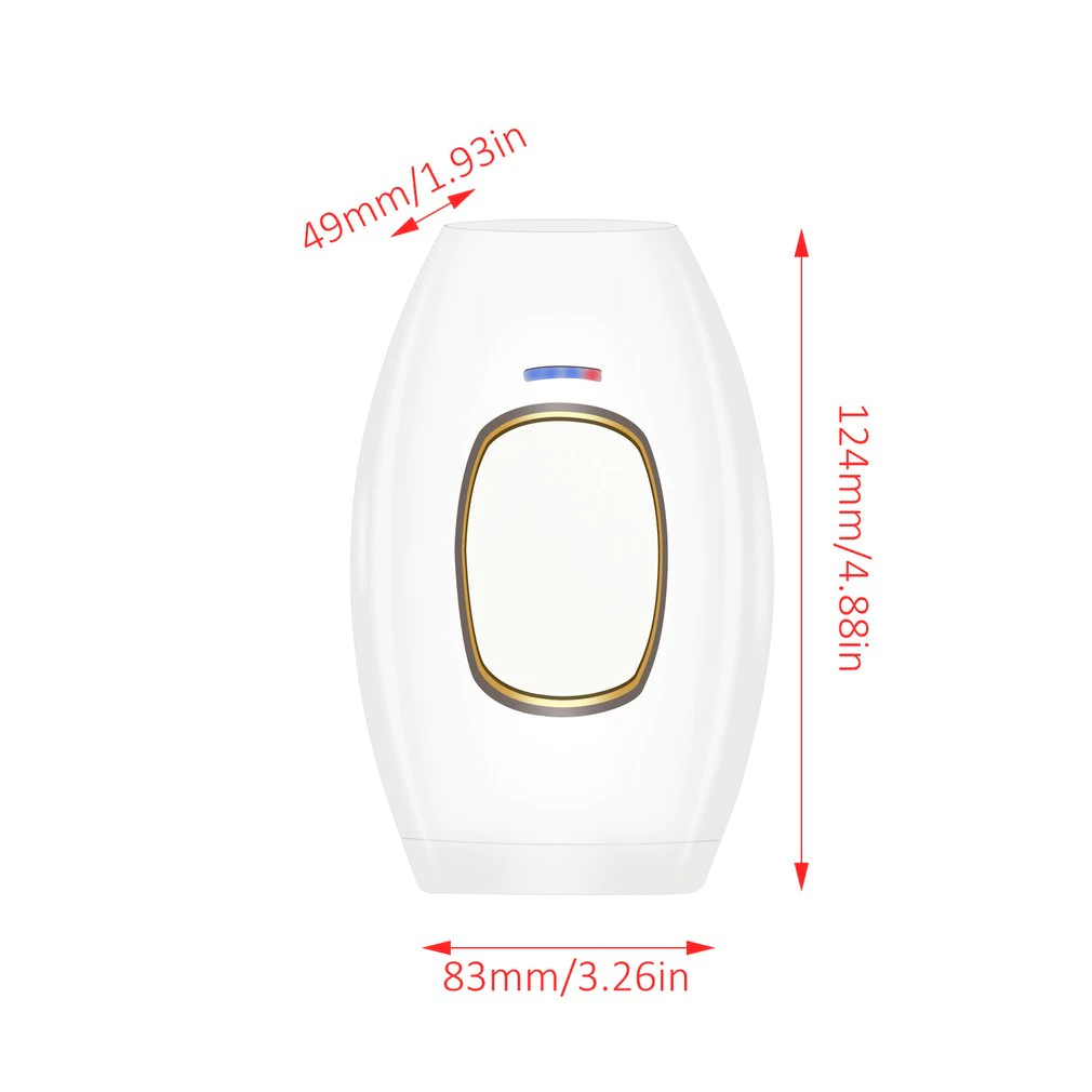 IPL Laser Hair Removal Handset for Women, Permanent IPL Hair Removal Device with Cooling System, At-Home Painless Hair Removal Epilator For Women