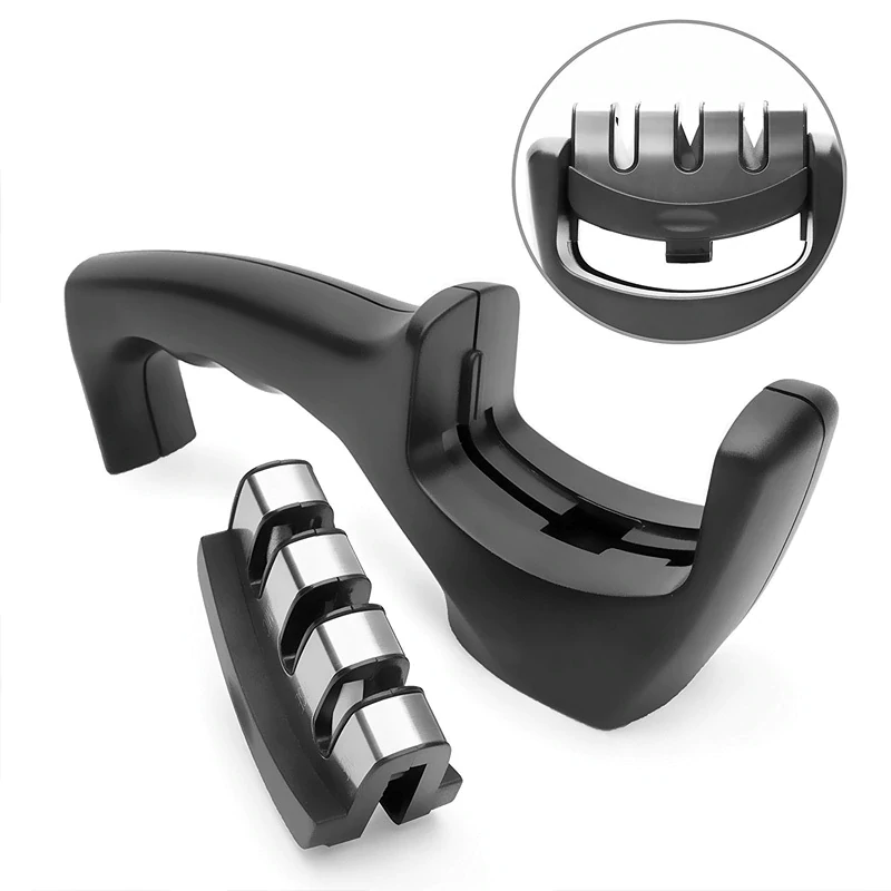 3 Stages Professional Knife Sharpener Manual Kitchen Knife Sharpening Tool For all Knives