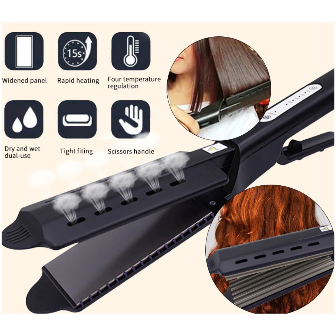 Ceramic Tourmaline Ionic Flat Iron Hair Straightener