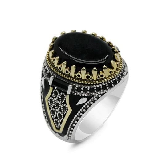 Handmade Retro Turkish Zircon Ring