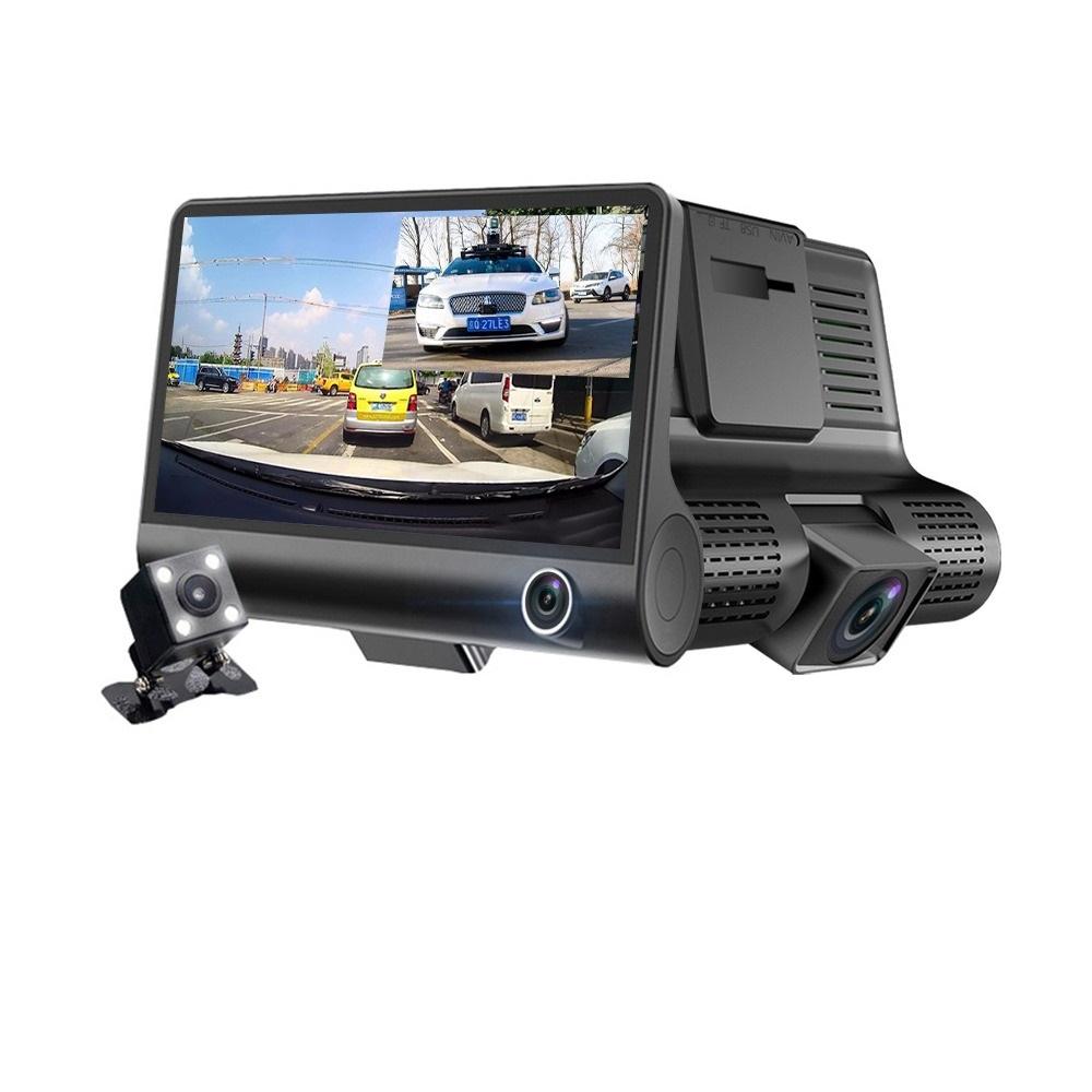 Three Way Car Dash Camera Recorder HD Night Vision