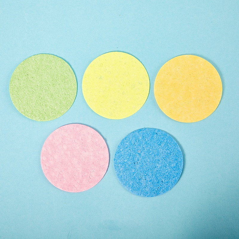 Compressed Natural Cellulose Facial Cleansing Sponge