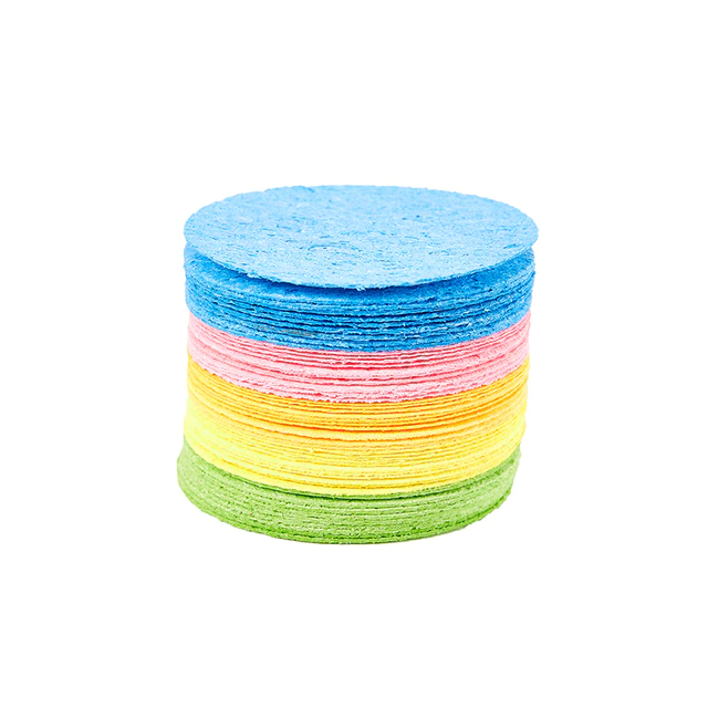 Compressed Natural Cellulose Facial Cleansing Sponge