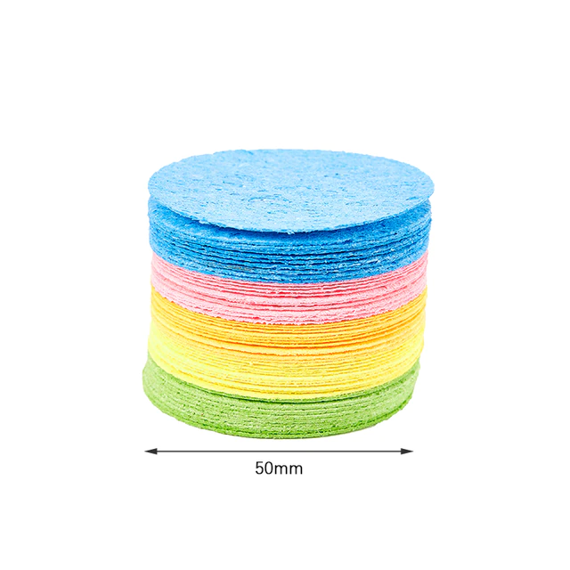 Compressed Natural Cellulose Facial Cleansing Sponge