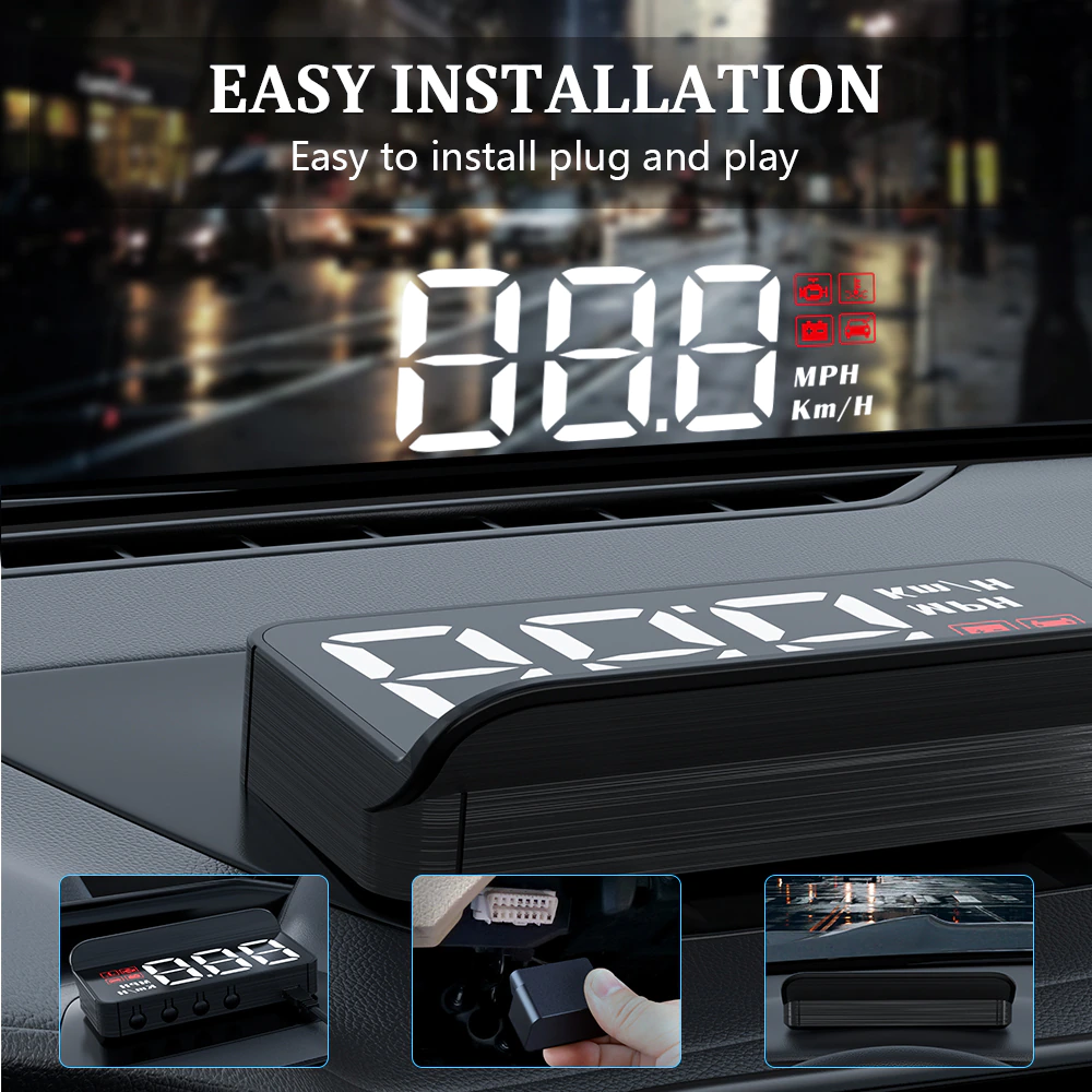 M3 Auto OBD2 Head-Up Display
