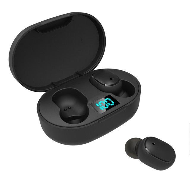 Bluetooth Wireless Earbuds With Power bank 9D & Surround Sound Professional Ergonomic Stereo With Noise Cancellation True Wireless Earbuds Earphones Headphones Headset - Earbuds Style