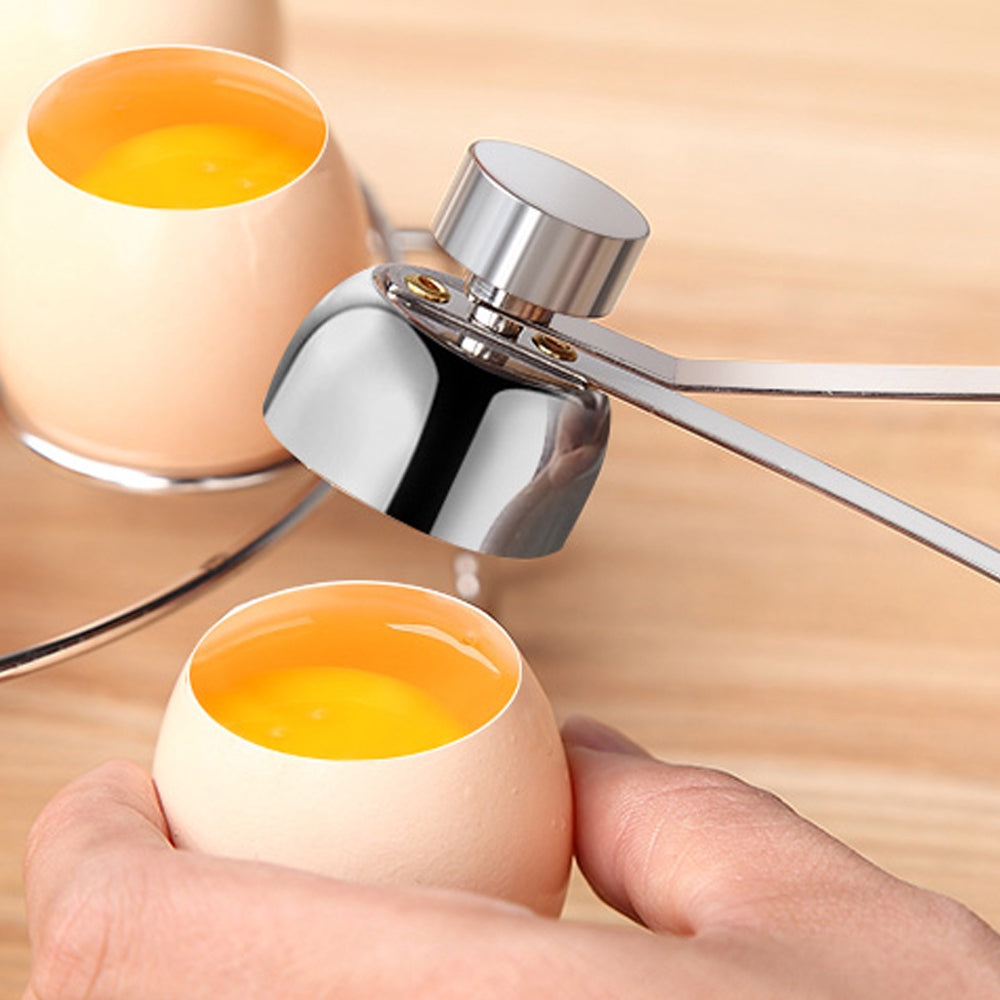 Stainless Steel Egg Cracker Topper