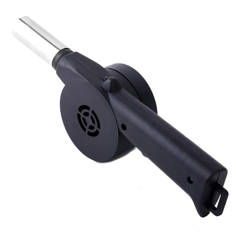 Barbecue Fan Hand-Cranked Air Blower Portable Hand Crank Outdoor Cooking BBQ Fan Fire Bellows Tools