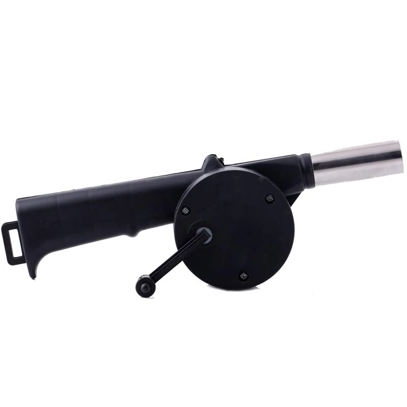 Barbecue Fan Hand-Cranked Air Blower Portable Hand Crank Outdoor Cooking BBQ Fan Fire Bellows Tools
